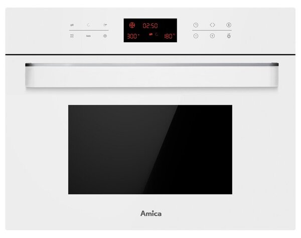 Piekarnik AMICA AMMB44E3GCW Q-TYPE Elektryczny z mikrofalą Biały
