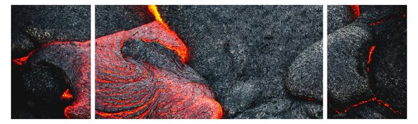Obraz - Lawa (170x50 cm)