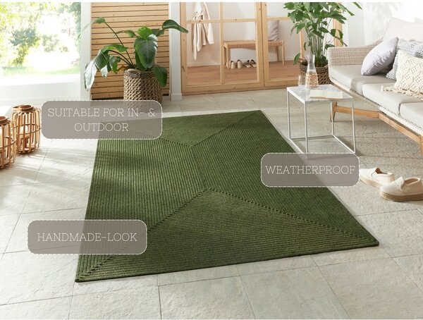 Zielony dywan odpowiedni na zewnątrz 150x80 cm – NORTHRUGS
