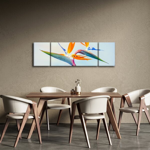 Obraz kwiatu Strelicji (170x50 cm)