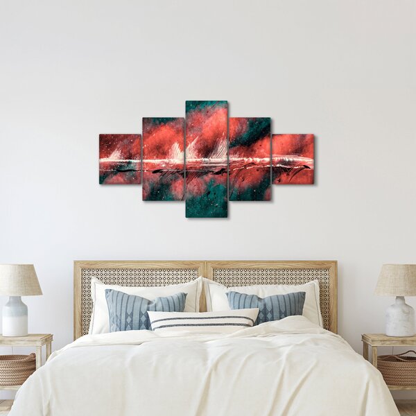 Obraz - Wybuch nafty (125x70 cm)