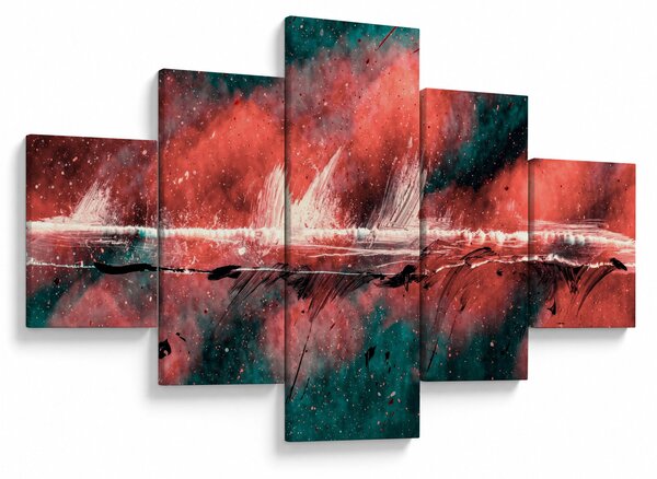 Obraz - Wybuch nafty (125x70 cm)