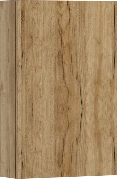 ADK Möbel – Wiszca szafka azienkowa – EVA 50 – 16,6 x 50 x 78 cm, db Craft Gold