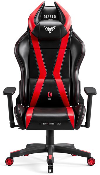Fotel dla graczy Diablo X-Horn 2.0 King Size czarno-czerwony