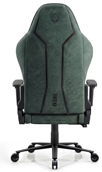 Fotel gamingowy materiałowy Diablo X-One 2.0 Normal Size, Forest Green