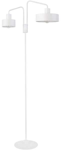 Lampa podłogowa dekoracyjna nowoczesna podwójna biała 1xE27 15W Jumbo Sigma Lighting