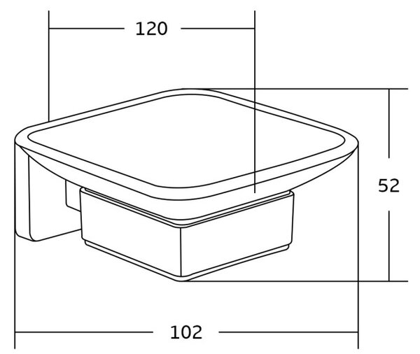 Mexen Asis mydelniczka, złota - 7017639-50