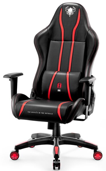 Fotel gamingowy Diablo X-One 2.0 Normal Size czarno-czerwony