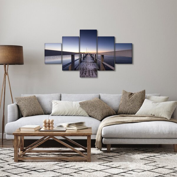 Obraz - Na molo (125x70 cm)