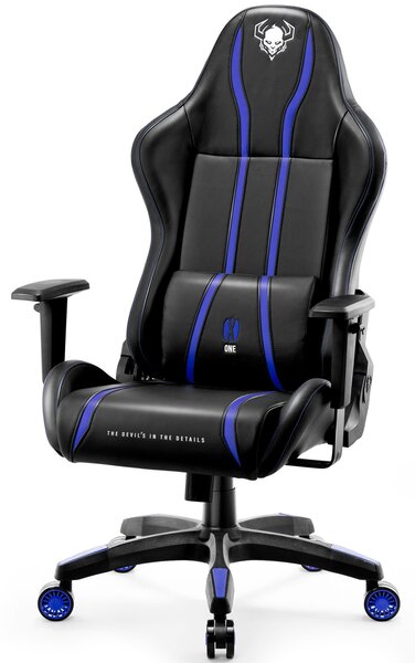 Fotel gamingowy Diablo X-One 2.0 Normal Size czarno-niebieski