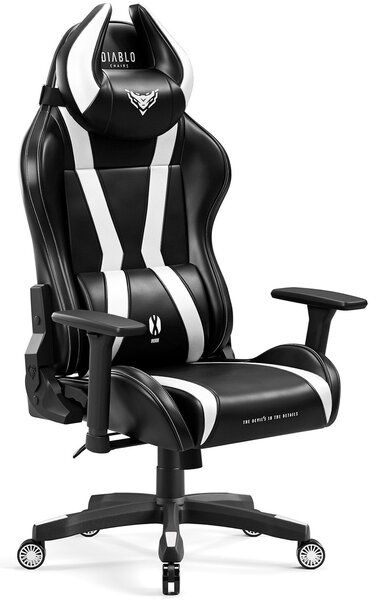 Fotel dla graczy Diablo X-Horn 2.0 Normal Size czarno-biały