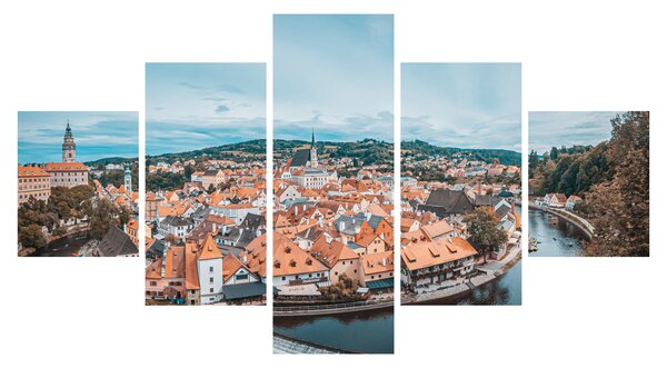 Obraz - Český Krumlov (125x70 cm)