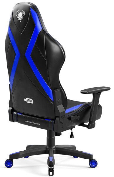 Fotel dla graczy Diablo X-Horn 2.0 Normal Size czarno-niebieski