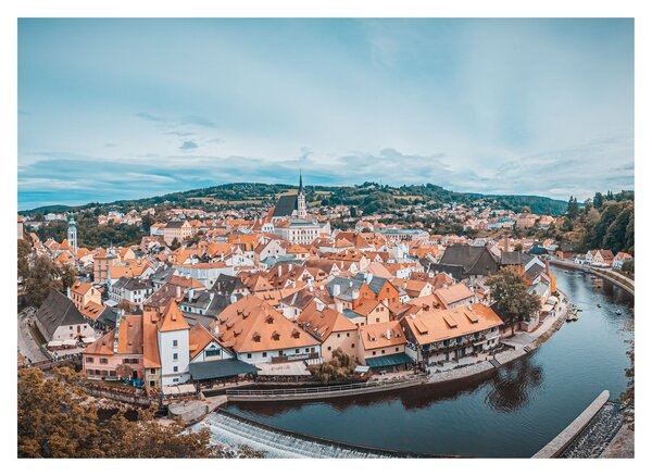Obraz - Český Krumlov (70x50 cm)