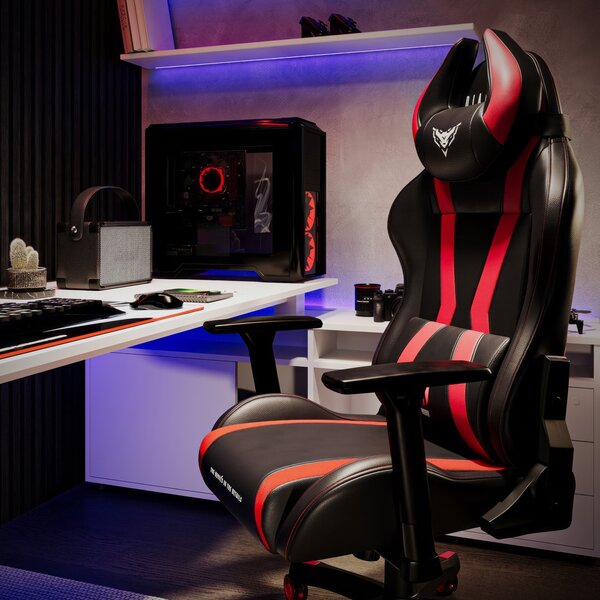 Fotel dla graczy Diablo X-Horn 2.0 King Size czarno-czerwony