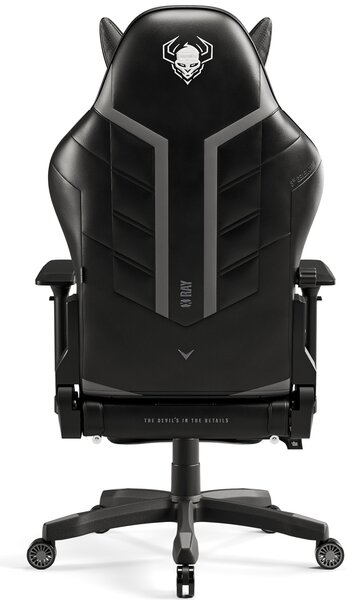 Krzesło obrotowe Diablo X-Ray Normal Size czarno-szary