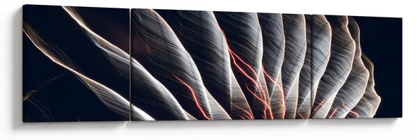 Obraz - Wyładowanie świetlne (170x50 cm)