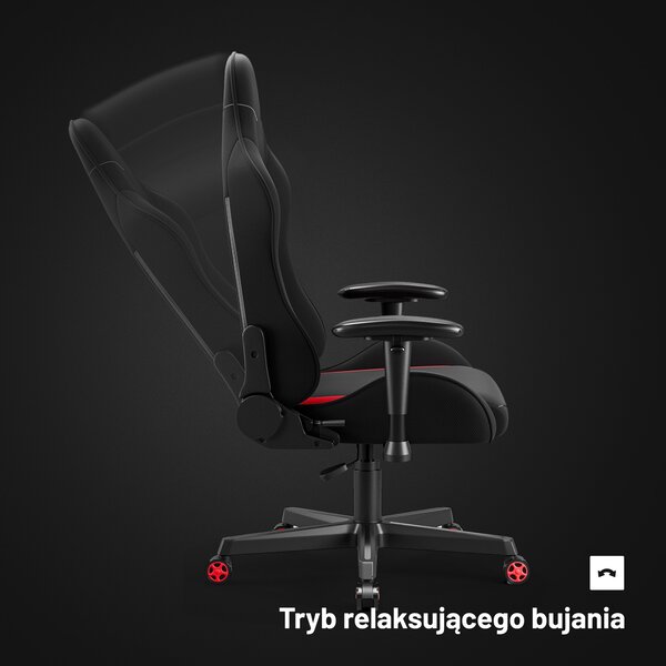 Fotel do gamingu Diablo X-St4rter czarno-czerwony
