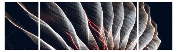 Obraz - Wyładowanie świetlne (170x50 cm)