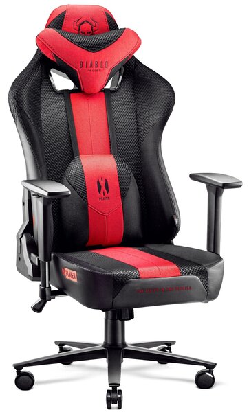 Fotel gamingowy Diablo X-Player 2.0 King Size karmazynowo-antracytowy