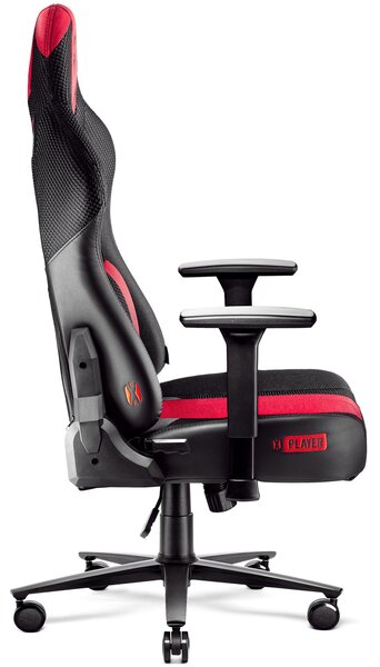 Fotel gamingowy Diablo X-Player 2.0 King Size karmazynowo-antracytowy