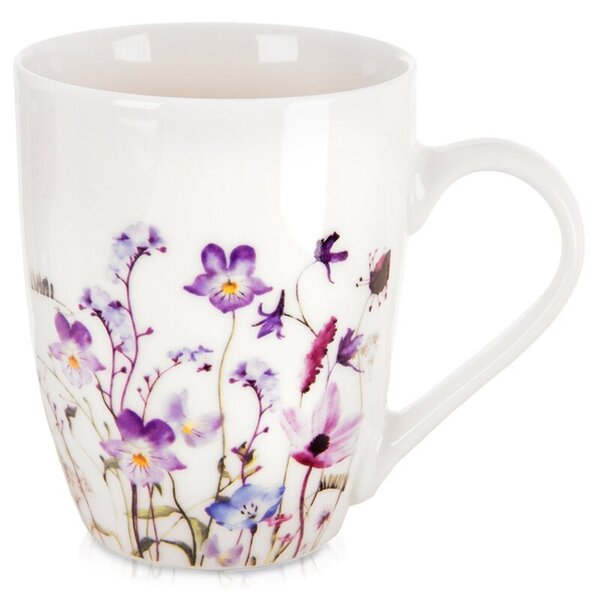 Kubek porcelanowy kwiaty LOUKA 360 ML