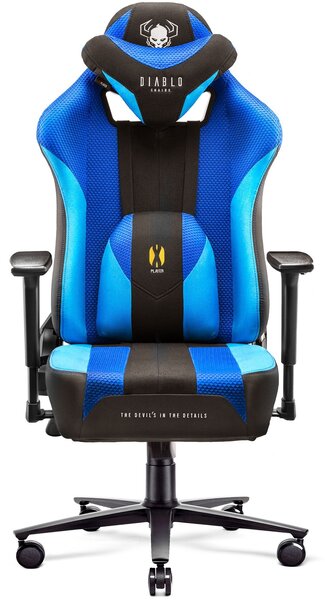 Fotel gamingowy Diablo X-Player 2.0 Normal Size Frost Black