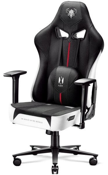 Fotel gamingowy Diablo X-Player 2.0 Normal Size czarno-biały