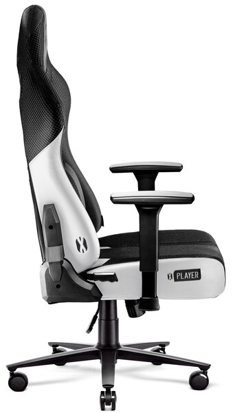 Fotel gamingowy Diablo X-Player 2.0 Normal Size czarno-biały