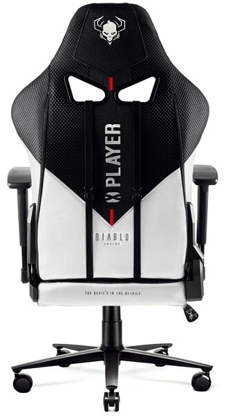 Fotel gamingowy Diablo X-Player 2.0 Normal Size czarno-biały
