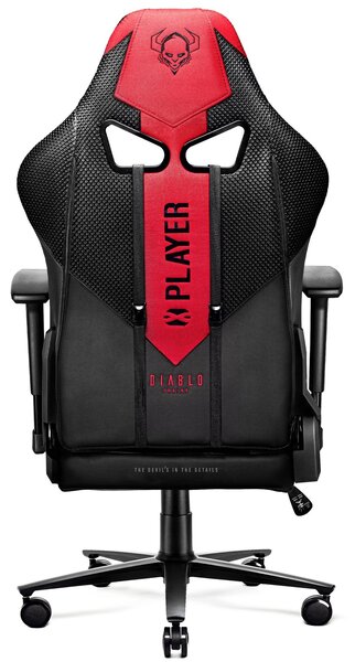 Fotel gamingowy Diablo X-Player 2.0 Normal Size karmazynowo-antracytowy