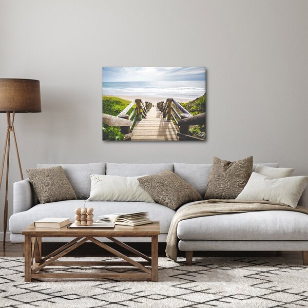 Obraz - Wejście na plażę (70x50 cm)