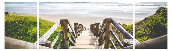 Obraz - Wejście na plażę (170x50 cm)