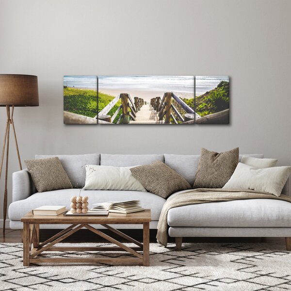 Obraz - Wejście na plażę (170x50 cm)