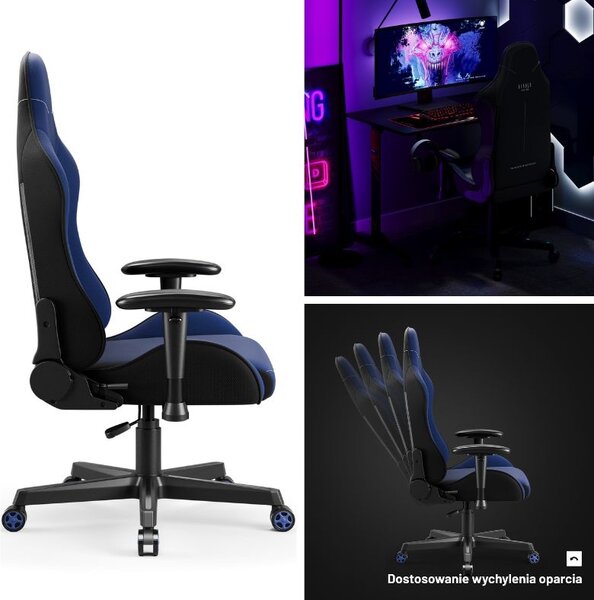 Fotel do gamingu Diablo X-Starter granatowy