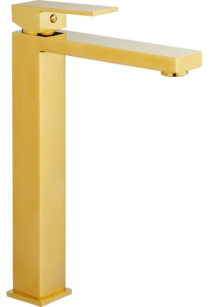 Mexen Uno bateria umywalkowa wysoka, złota - 71410-50