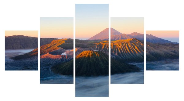 Obraz góry Bromo w Indonezji (125x70 cm)