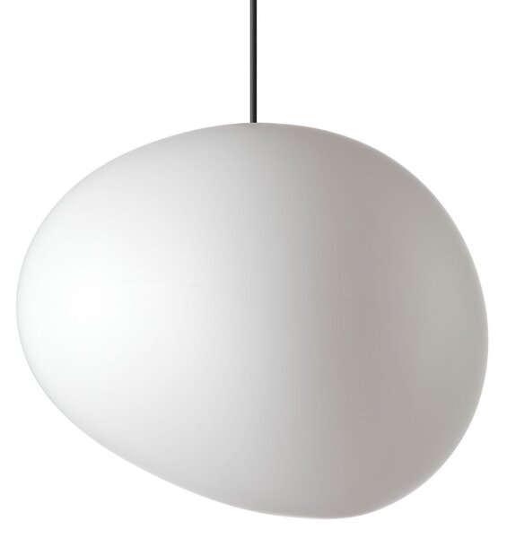 Lampa Wisząca Foscarini, Gregg grande, ściemnialny, biały, salon, szkło, design