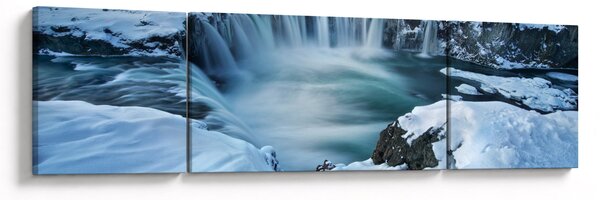 Obraz - Wodospad Bogów, Islandia (170x50 cm)