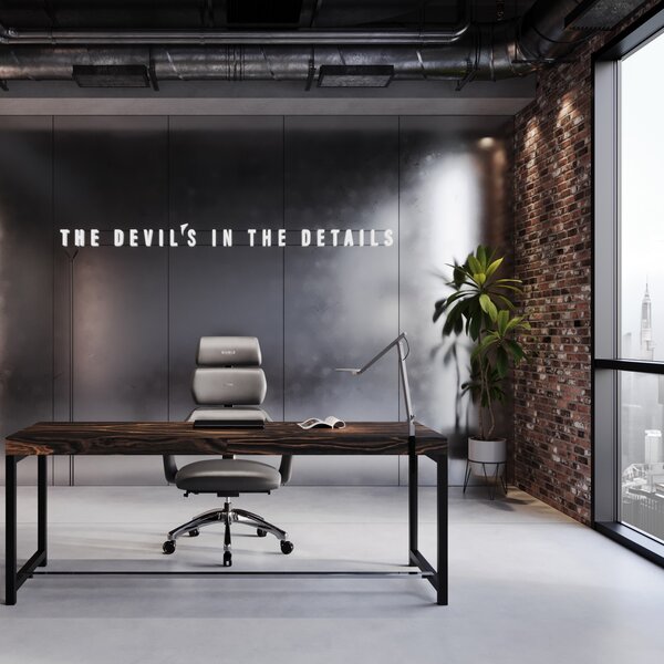 Modułowy fotel ergonomiczny do biura Diablo V-Modular Shadow Grey