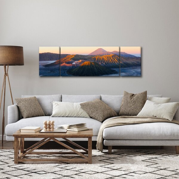 Obraz góry Bromo w Indonezji (170x50 cm)
