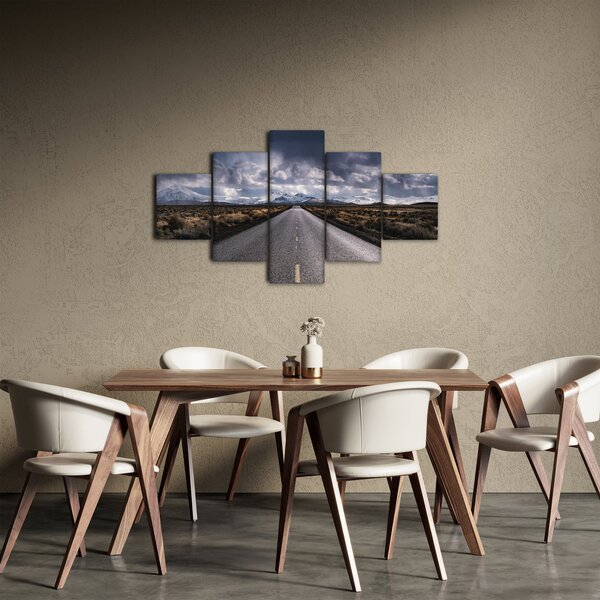 Obraz drogi na pustyni (125x70 cm)