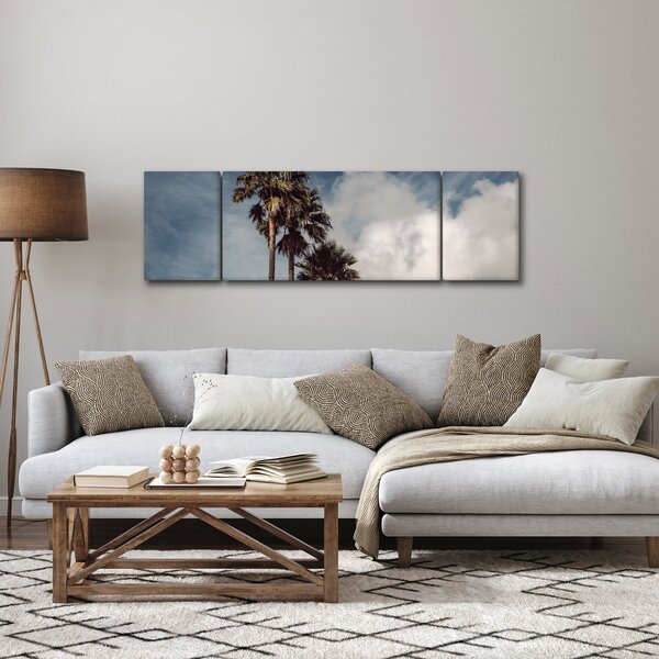 Obraz - Palmowy dramat (170x50 cm)