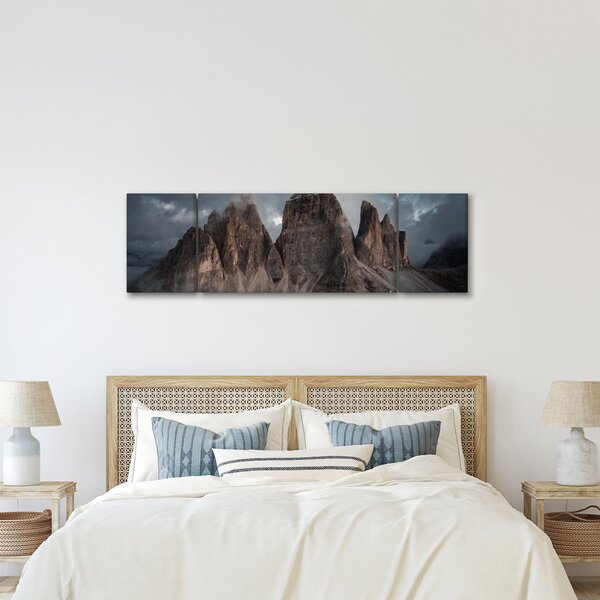 Obraz - Trzy Zęby, Włoskie Dolomity (170x50 cm)