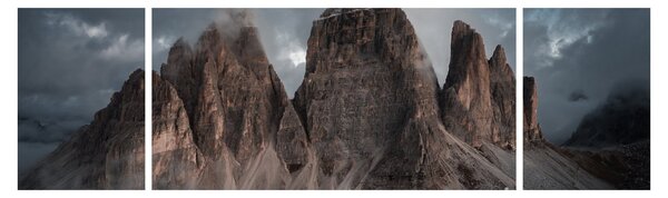 Obraz - Trzy Zęby, Włoskie Dolomity (170x50 cm)