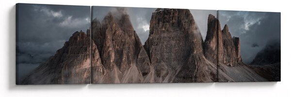 Obraz - Trzy Zęby, Włoskie Dolomity (170x50 cm)