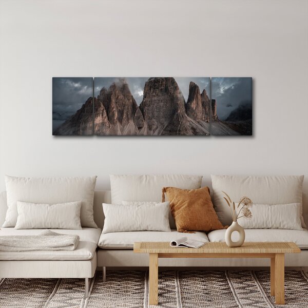 Obraz - Trzy Zęby, Włoskie Dolomity (170x50 cm)