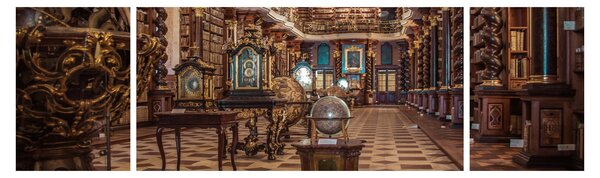 Obraz - Praga Clementinum (170x50 cm)
