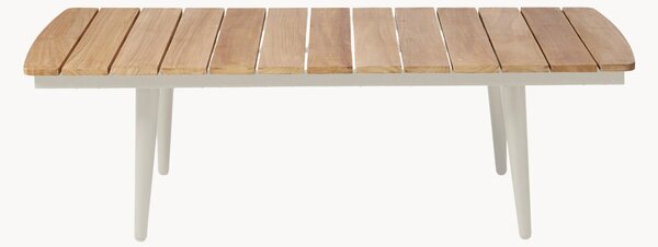 Ogrodowy stolik kawowy z blatem z drewna tekowego Rio, 120 x 60 cm