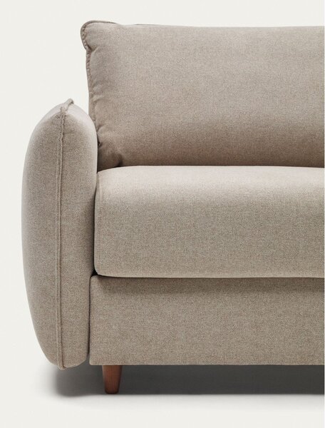 Beżowa rozkładana sofa 185 cm Carlota – Kave Home